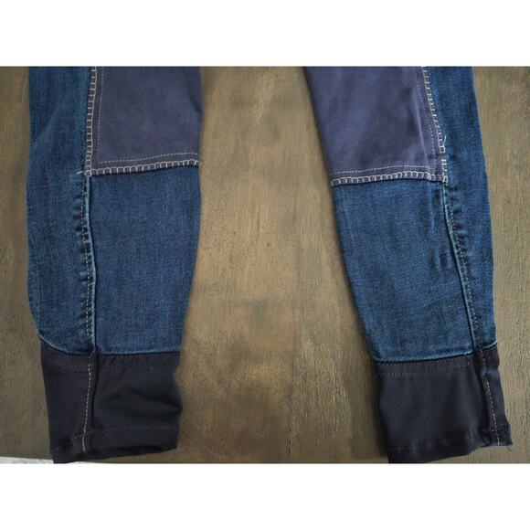 Piper by Smartpak Girls 22R Blue Denim Equestrian Riding Jeans Breeches Pants - Picture 12 of 15